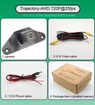 AHD 1080P 170 ° Камера заднего вида с обратным отверстием в багажнике «рыбий глаз» для Toyota Land Cruiser Prado LC 150 LC150 J150 2010 ~ 2016