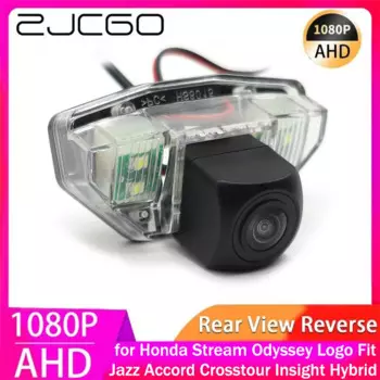 AHD 1080P парковочная камера заднего вида для Honda Stream Odyssey Logo Fit Jazz Accord Crosstour Insight Hybrid