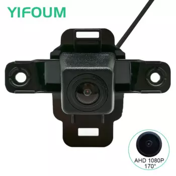 AHD 1080P рыбий глаз CCD Автомобильная камера переднего вида для парковки с положительным логотипом для Subaru Forester 2016 2017 2018 2019 2020 ночное видение