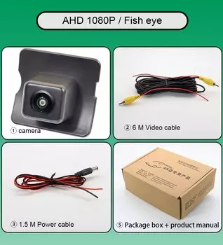 AHD камера заднего вида для Mercedes Benz GL X164 2007 ~ 2012 GL350 GL450 GL500 GL550 HD камера ночного видения 1080P 170 градусов рыбий глаз