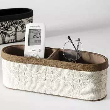 AhunderJiaz кожаный многофункциональный ящик для хранения