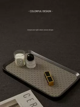 AhunderJiaz-Light Luxury Jewelry Display Tray, Поднос для хранения настольных компьютеров в ванной, Маленькое украшение для гостиной, Домашний Декор