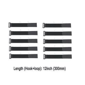 AHYA Эластичные кабельные стяжки 10 шт., 16/20/25/30 мм