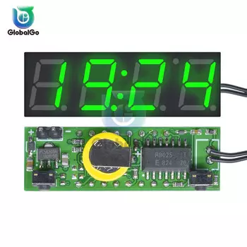 Aideepen 3 в 1 цифровой модуль часы термометр вольтметр