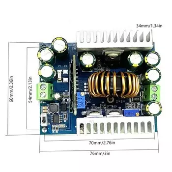 Aideepen 500W/15A Buck Converter понижающий модуль