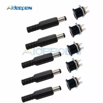 Aideepen 5.5 x 2.1mm DC Connectors
