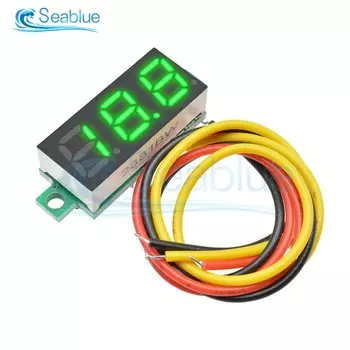 Aideepen 5 шт. Цифровой вольтметр 0-100В