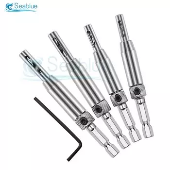 Aideepen 5 в 1 самоцентрирующееся сверло для дерева