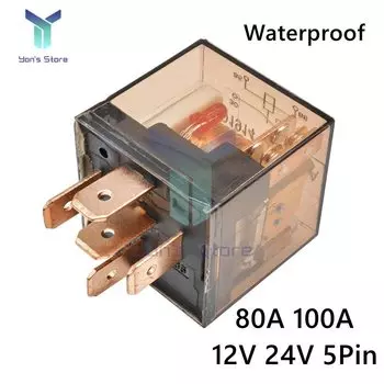 Aideepen 5Pin Car Waterproof Relay