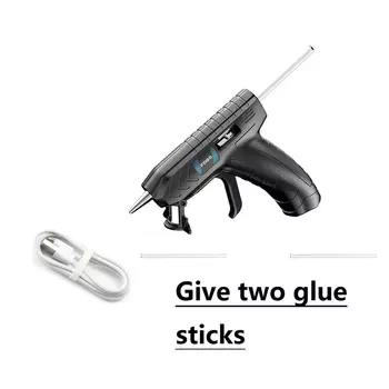 Аккумуляторный термоклеевой пистолет USB перезаряжаемый высокотемпературный пистолет для ремонта горячего клея 3,6 В ремесло DIY горячий клей с клеем-карандаш
