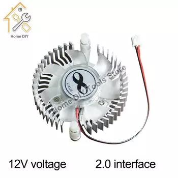 Aideepen Aluminum Heatsink with fan для светодиодных ламп