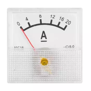 Aideepen аналоговый амперметр постоянного тока 10A 20A 30A 50A