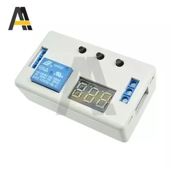 DC 12V Цифровой реле задержки времени 3 светодиодный знака после запятой цикл запуска таймер задержки переключатель монтажная плата Регулируемый зубчатый Управление модуль