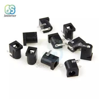 Aideepen DC Power Jack Plug Socket Connector черные 5,5*2,1 мм