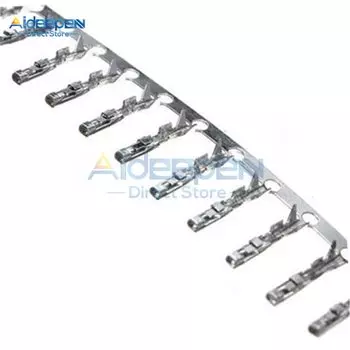 Aideepen Dupont разъемы 2,54 мм 1/2 контакта черные 1000 шт.