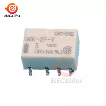 1 шт. стандартное реле сигнала DC 3 в 5 в 12 В 24 В SMD 8 контактов