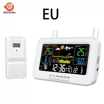 Aideepen Электронный будильник с прогнозом погоды