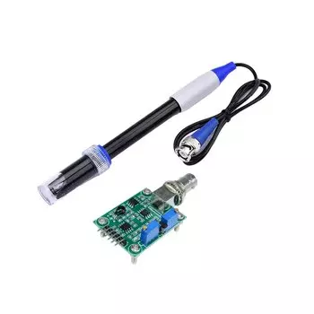Aideepen Liquid PH 0-14 Value Detection Sensor Module