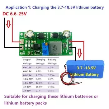 Aideepen Lithium Battery Charger Charging Module