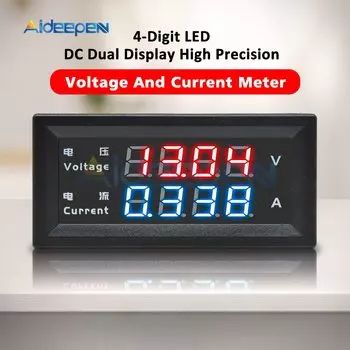 Aideepen M4430 Цифровой вольтметр-амперметр DC