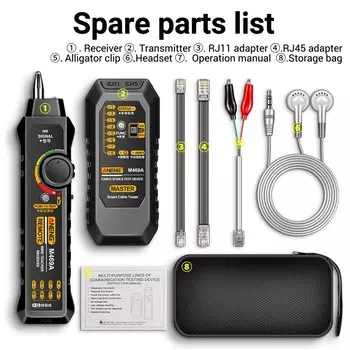 Aideepen M469A Трекер проводки RJ11 RJ45