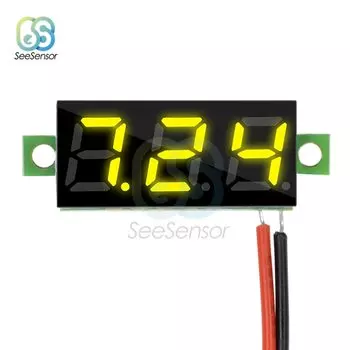 Aideepen Мини цифровой вольтметр 0-100В