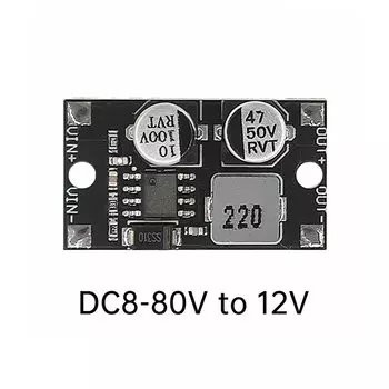 Регулируемый понижающий модуль питания, вход от 5-80 В до 1-62 в 1,5 А, источник питания преобразователя питания