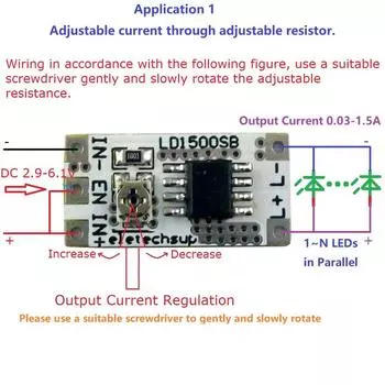 Aideepen PWM Controller DC-DC LD1500SB