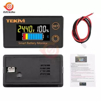 Aideepen Тестер аккумуляторов DC 7-100В