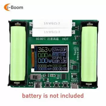 Aideepen Тестер емкости и внутреннего сопротивления литиевых батарей 18650