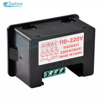 T2310 AC 110-220V DC 12V 24V цифровой контроллер времени, таймер обратного отсчета, переключатель вкл/выкл, фотомодуль с зуммером