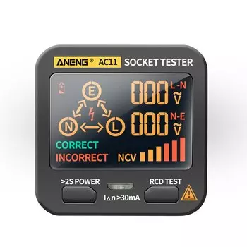 Aideepen Умный тестер розеток AC11
