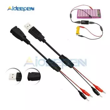 Aideepen USB зажимы крокодил 60 см