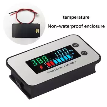 Aideepen Водонепроницаемый Тестер Аккумулятора 7-100В