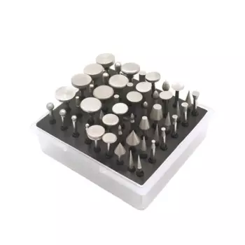 Набор алмазных шлифовальных насадок Aiguille 50 шт., хвостовик 3 мм