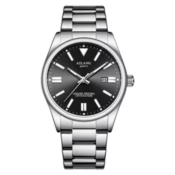 AILANG, мужские военные часы, ремешок из нержавеющей стали, мужские деловые часы, водонепроницаемые Роскошные мужские наручные часы для мужчин