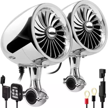 Aileap SPK350S высокопроизводительный 300 Вт Встроенный усилитель 4 дюйма водонепроницаемый мотоцикл ATV Bluetooth динамик с USB, AUX MP3