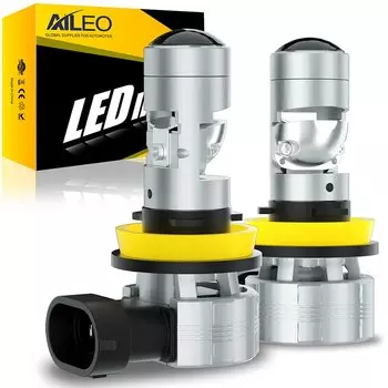 AILEO 2 шт., передние фары 6000k H11 H8 H9 HB3 9005 HB4 9006 H4