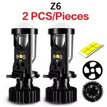 AILEO Canbus 90 Вт/пара лампы H4 светодиодный мини-проектор с линзами Automobles лампа 20000LM комплект для переоборудования Hi/Lo фара 4300K 6000K RHD LHD