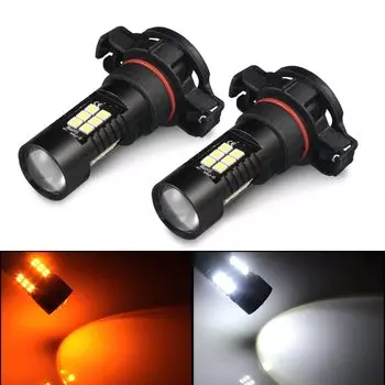 AILEO Super Canbus Erro Free PS24W 5202 5201 h16 Led Автомобильная противотуманная фара 1200LM белый 6000K желтый 3000k 12V 24v авто лампы