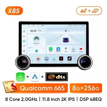 Ainavi 11,8 "Android автомобильный мультимедиа для VW Volkswagen POLO 5 2008-2020 Vento беспроводной Carplay авто радио стерео 48EQ DSP