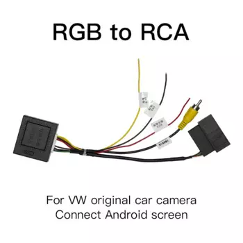 Ainavi RGB к RCA для VW Passat B7 CC Golf 6 Tiguan оригинальная автомобильная камера подключается к экрану Android