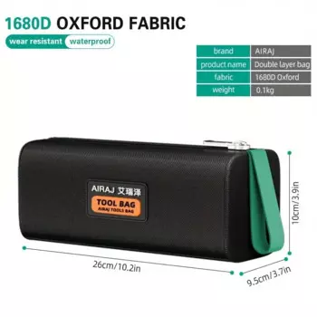 AIRAJ Многофункциональная Сумка Для Инструментов Из Ткани Оксфорд Для Электриков Прочная Портативная Сумка Для Хранения И Орг...