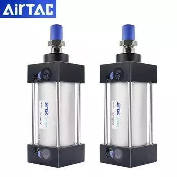AirTAC Цилиндр SC диаметр 32/40/50/63/80/100/125/160 мм ход 25/50/75/100/200/300 мм
