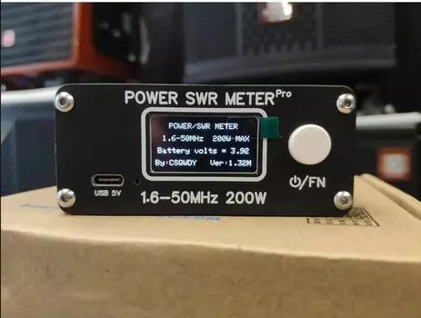 AISANRAY HF PWR SWR Meter 1.6-50MHz 0.5W-200W