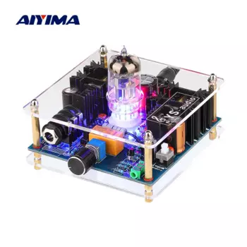 AIYIMA 6N11 трубчатый Предварительный усилитель для наушников стерео Hi-Fi класс A домашний мини-буфер для желчи Предварительный усилитель с управлением тоном