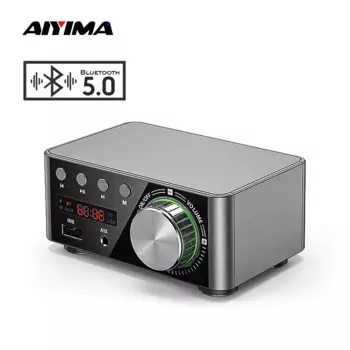 AIYIMA MA12070 Bluetooth 5,0 усилитель мощности 50Wx2 стереоусилитель цифровой усилитель звука USB AUX IN плеер музыкальной карты Super TPA3116