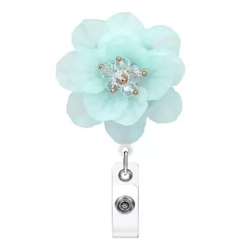 AIYOWI Брелок-ретрактор с цветочком