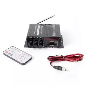 AK370 домашний цифровой усилитель мини Hi-Fi Bluetooth аудио усилитель мощности для SD-карты U диск Aux динамик Mp3 стереозвук