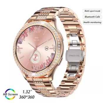 AK53 женские умные часы женские Bluetooth умные часы с вызовом женские наручные часы роскошные наручные часы фитнес-браслет часы Smartband